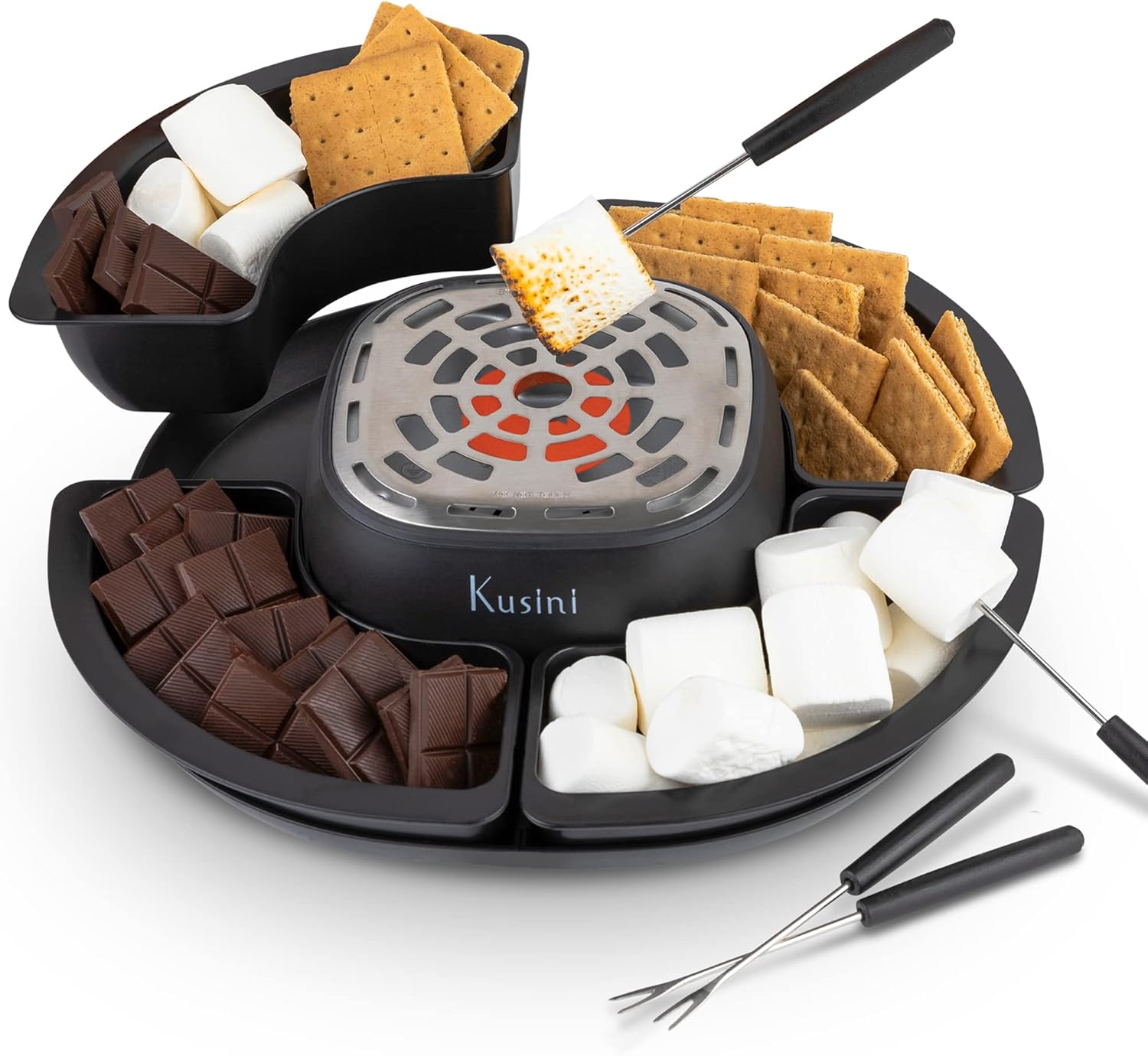 Kusini Tabletop S’mores Maker – Indoor and Outdoor S’mores Fun